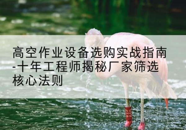 剑河剪叉式升降机厂家-高空作业设备选购实战指南-十年工程师揭秘厂家筛选核心法则